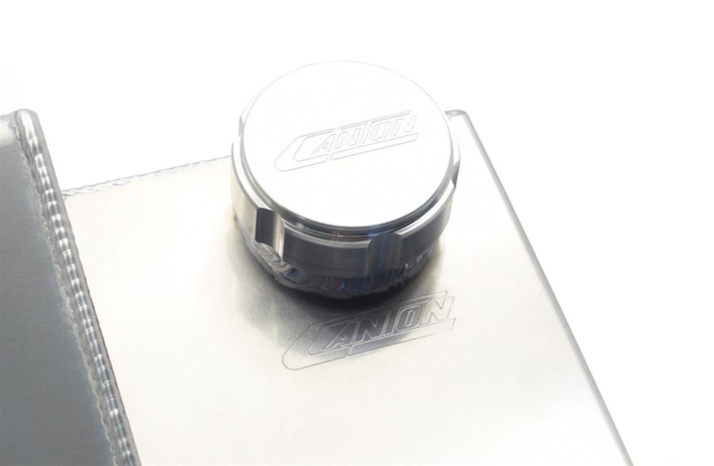 Canton Racing Billet Aluminum Mustang Coolant Tank Caps for 1994-2014 MUSTANG - 81-236 Cap, Aluminum, Natural, Ford, Each thumbnail 4
