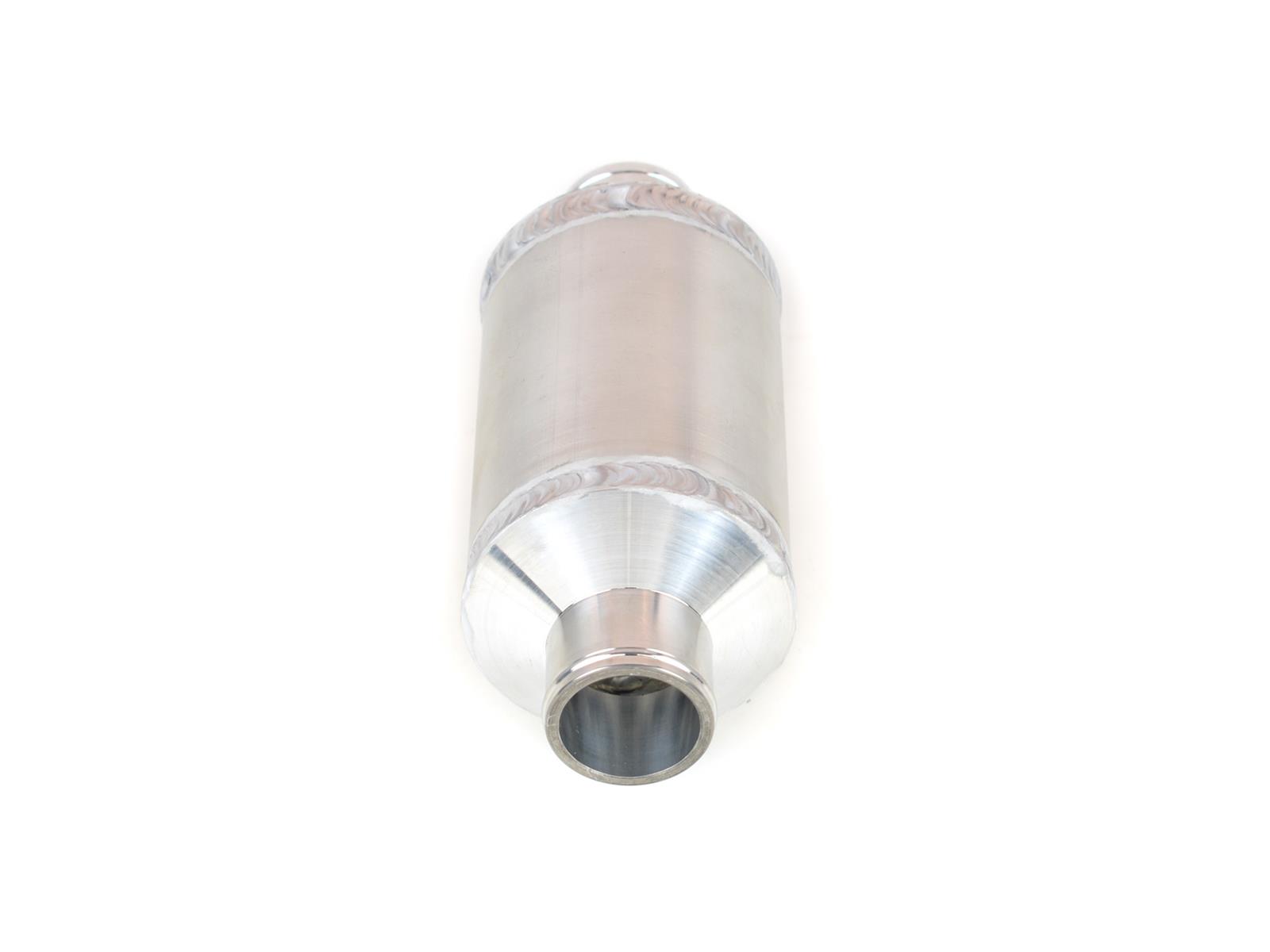 Canton Racing Aluminum Tube Heat Exchangers 82-140 Exchanger, Aluminum, Single Pass, 3 in. Diameter, 4 in. Length, Each thumbnail 4