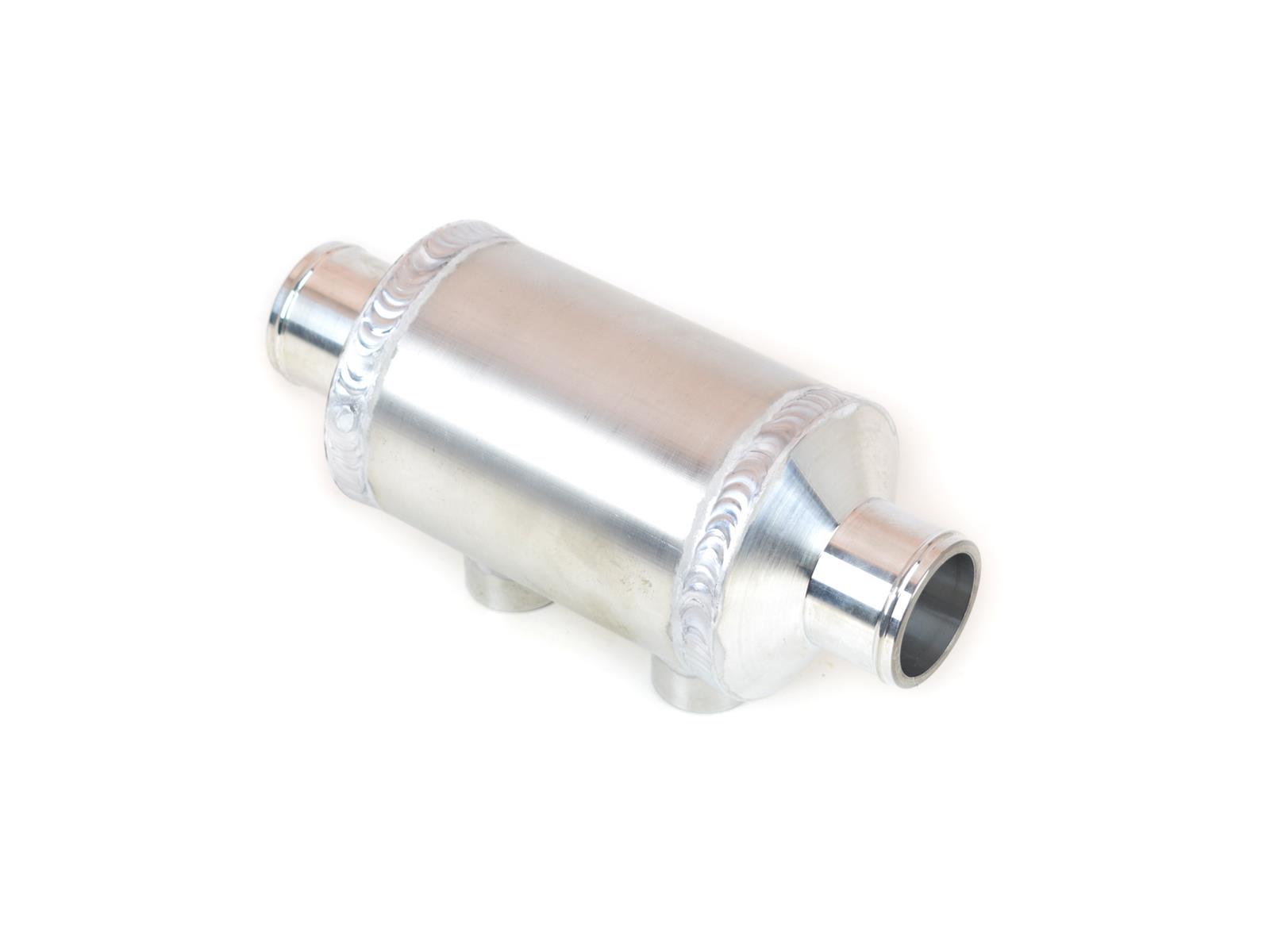 Canton Racing Aluminum Tube Heat Exchangers 82-140 Exchanger, Aluminum, Single Pass, 3 in. Diameter, 4 in. Length, Each thumbnail 2