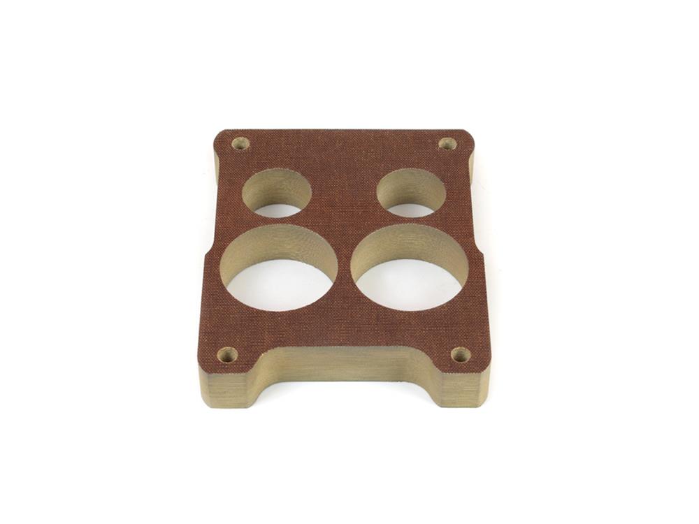 Canton Racing 1 Inch Carburetor Spacer 85-250 Spacer, Phenolic, in. Thick, 4-Hole, Spread Bore, Each