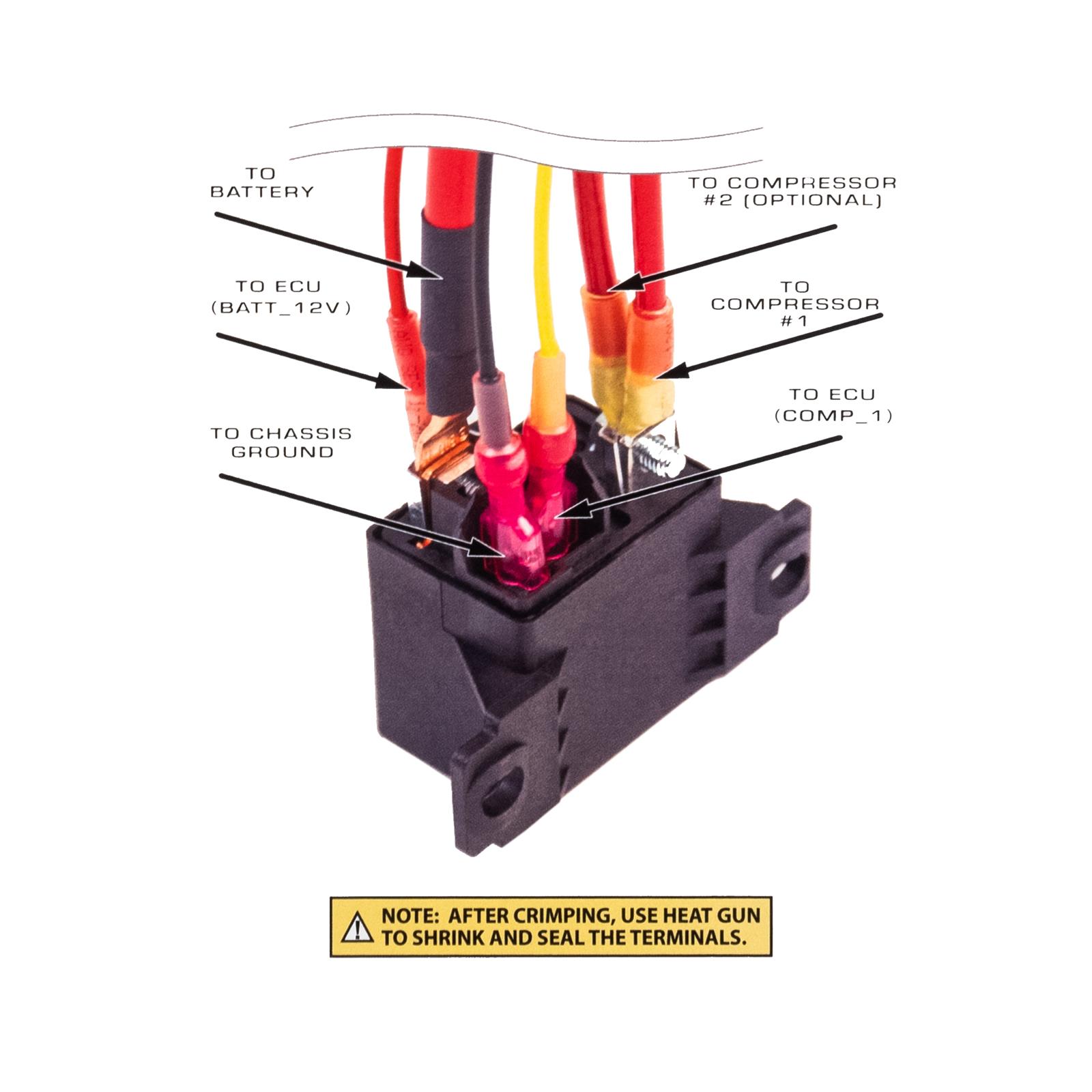 AccuAir AA3672 AccuAir Suspension Power Supply Kits Summit Racing