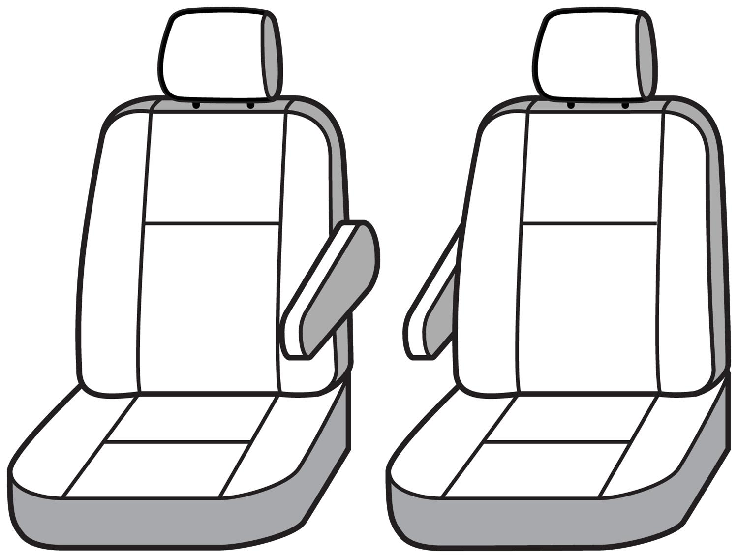 Covercraft 22-23 Jeep Grand Wagoneer Carhartt Super Dux SeatSaver Second Row- Black thumbnail 3