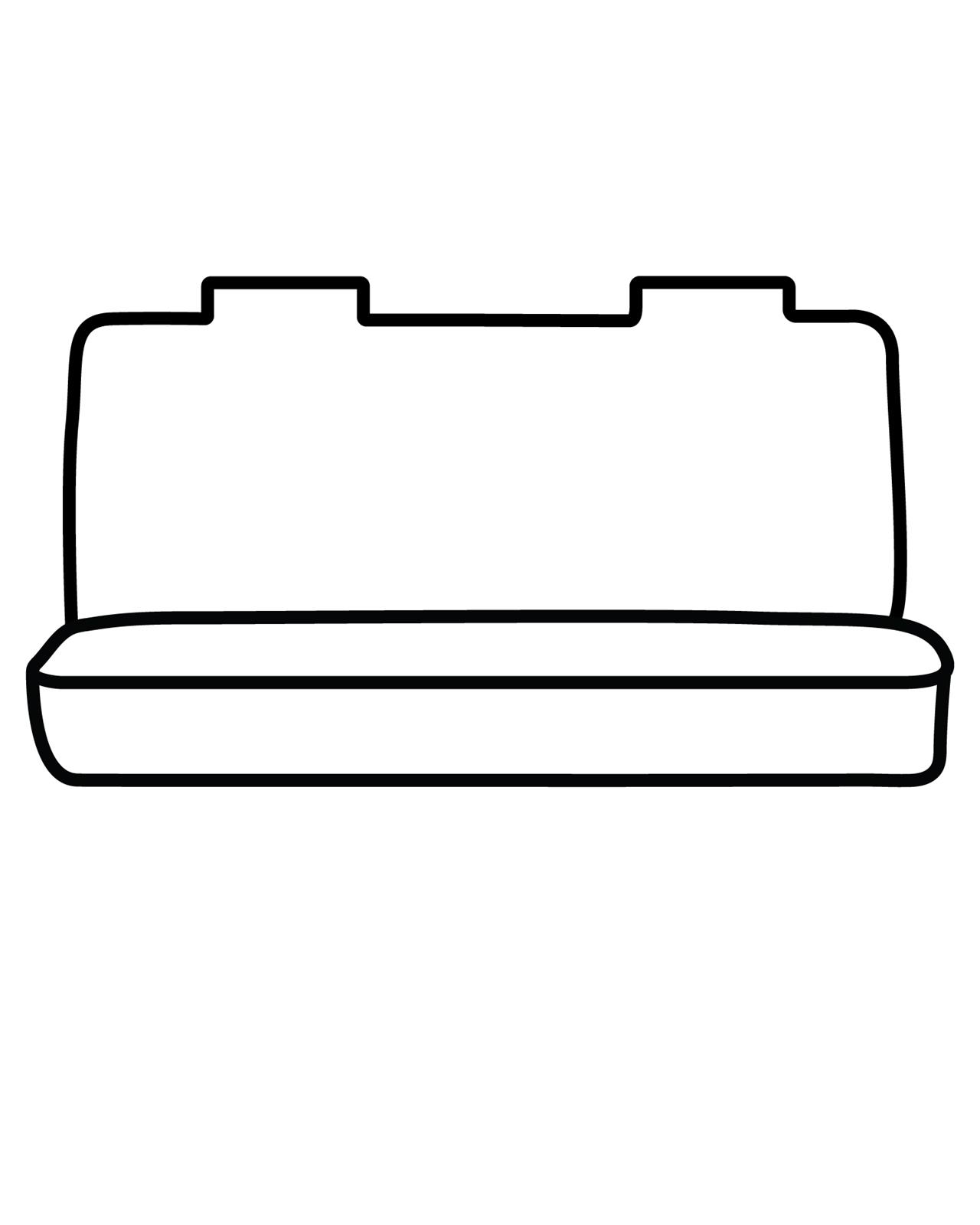 Covercraft 04-10 Ford F250 Polycotton SeatSaver Custom Front Row Seat Covers - Grey thumbnail 2