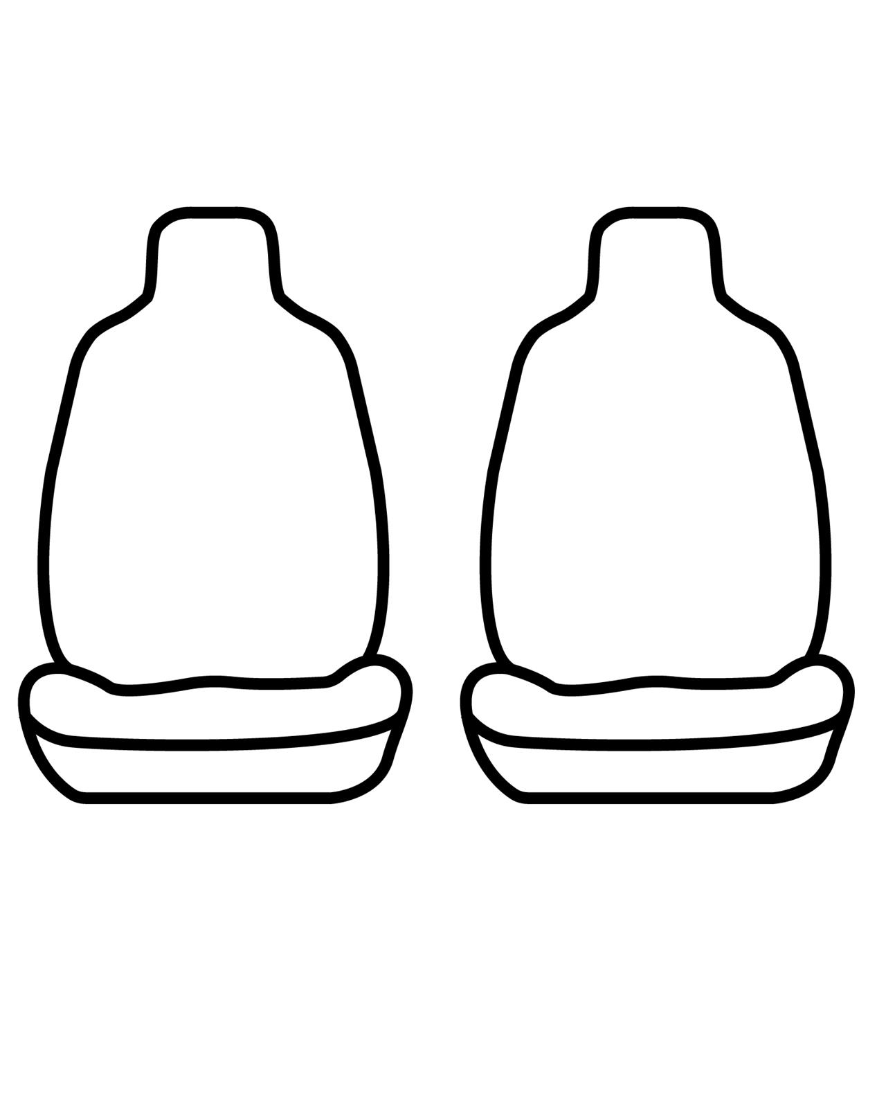 Covercraft 04-07 Chevrolet Colorado/GMC Carhartt SeatSaver Custom Front Row Seat Covers - Gravel thumbnail 4