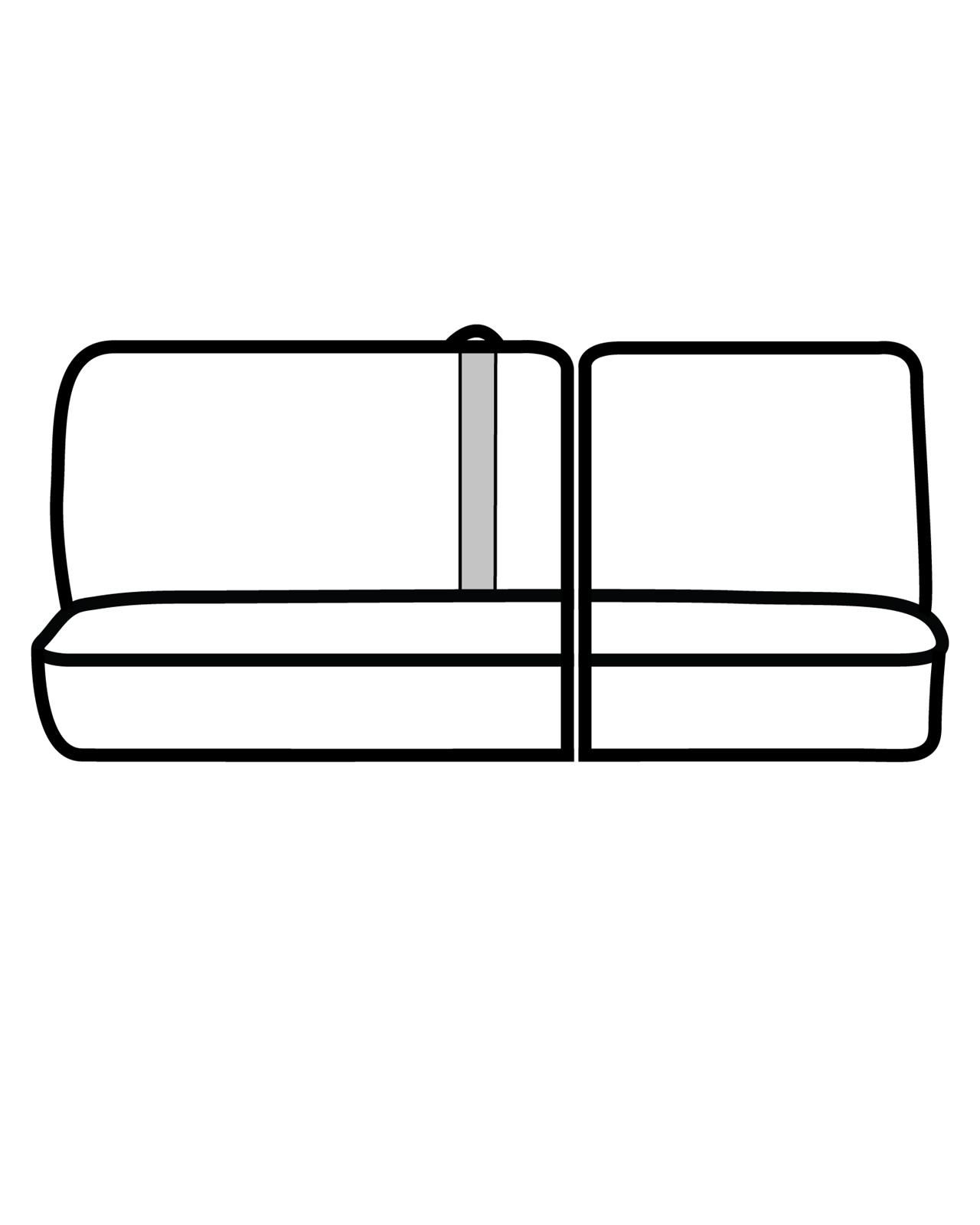 Covercraft 02 Dodge Ram Carhartt SeatSaver Custom Second Row Seat Covers - Brown thumbnail 4