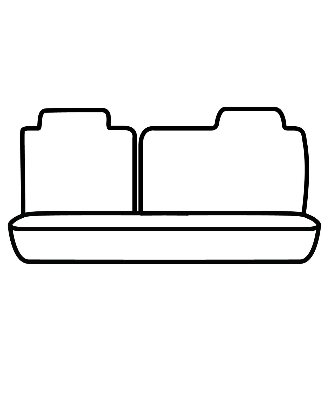 Covercraft 04-11 GMC Canyon/Chevrolet Carhartt SeatSaver Custom Second Row Seat Covers - Gravel thumbnail 4