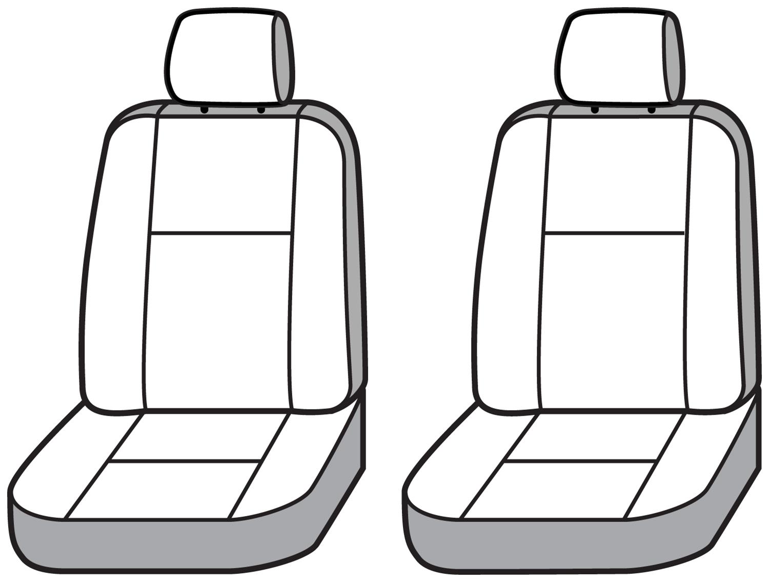 Covercraft 22-23 Jeep Grand Wagoneer Carhartt Super Dux SeatSaver Second Row- Black thumbnail 2