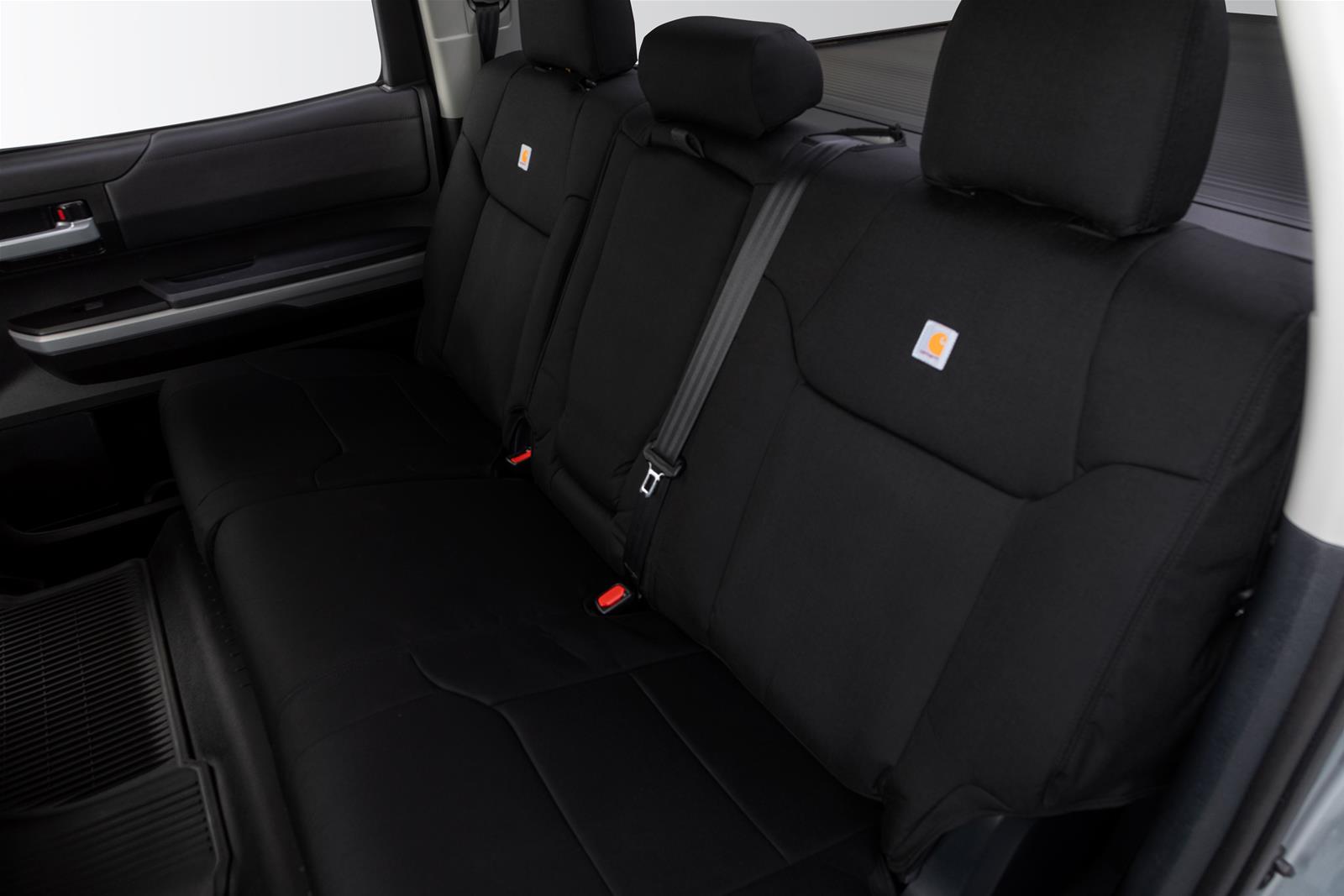 Covercraft 2023+ Chevrolet Colorado Carhartt Super Dux PrecisionFit 2nd Row Seat Covers - Black thumbnail 6