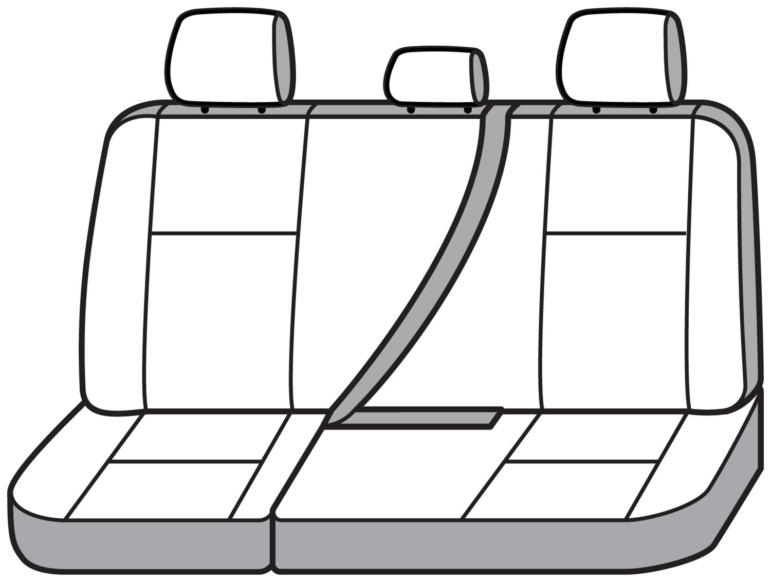 Covercraft 2023+ Chevrolet Colorado Carhartt Super Dux PrecisionFit 2nd Row Seat Covers - Black thumbnail 8
