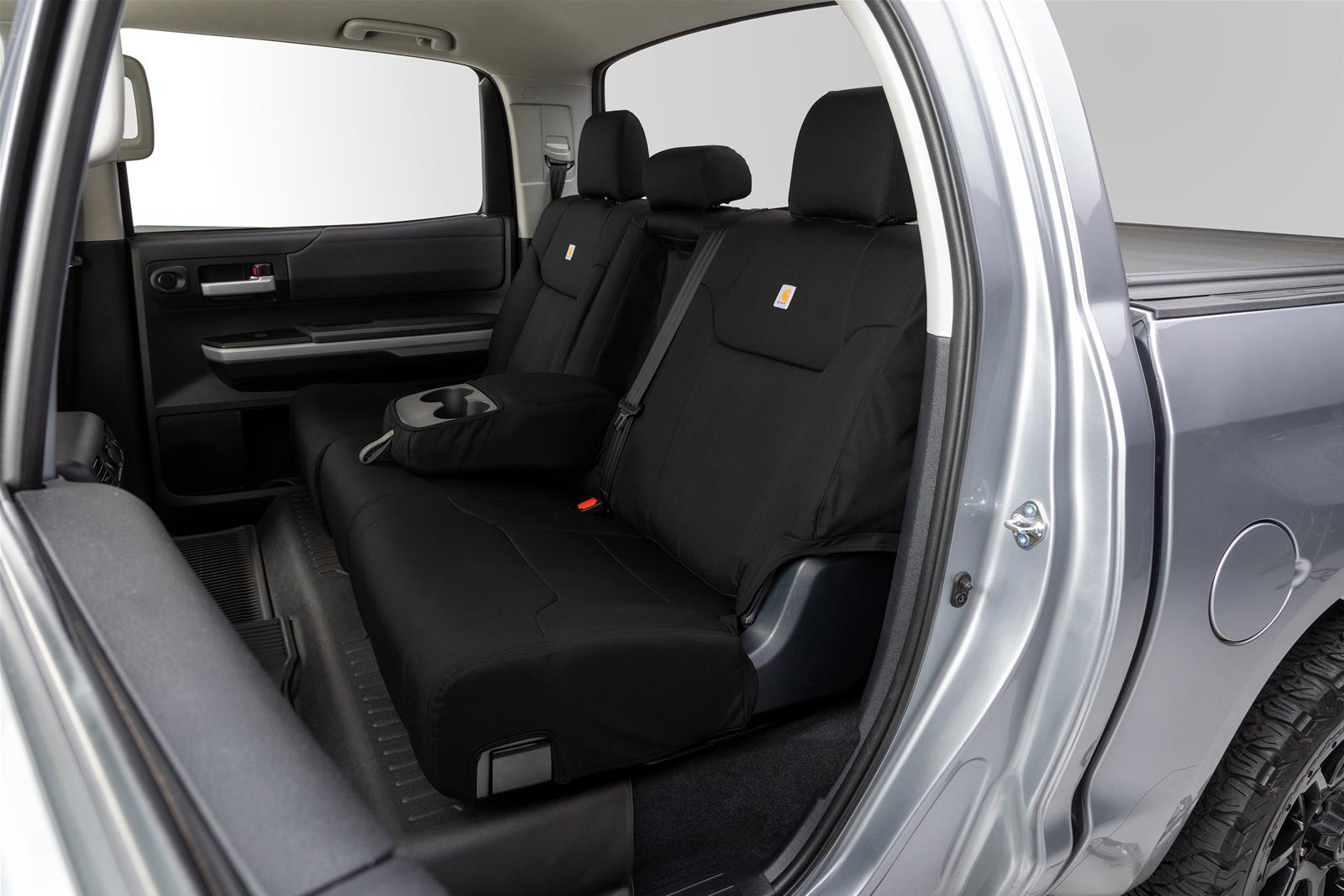 Covercraft 2023+ Chevrolet Colorado Carhartt Super Dux PrecisionFit 2nd Row Seat Covers - Black thumbnail 4