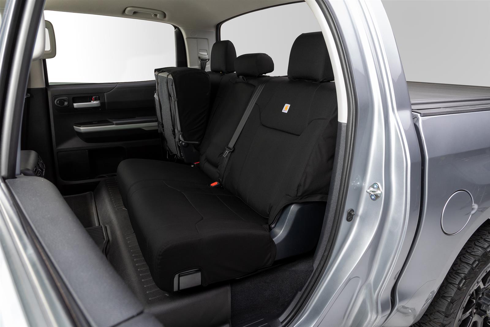 Covercraft 2023+ Chevrolet Colorado Carhartt Super Dux PrecisionFit 2nd Row Seat Covers - Black thumbnail 3