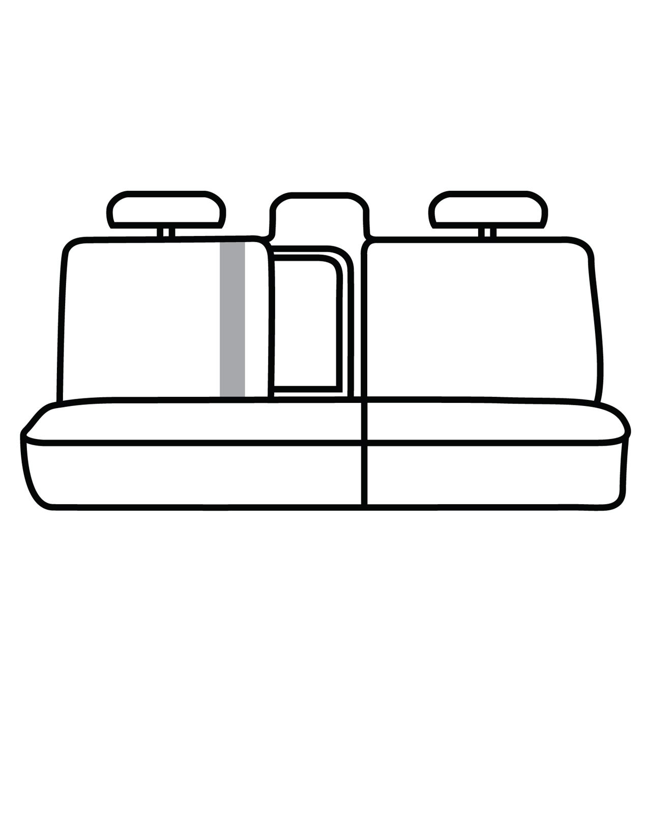 Covercraft 19-24 Dodge Ram 1500 Carhartt SeatSaver Custom Second Row Seat Covers - Gravel thumbnail 2
