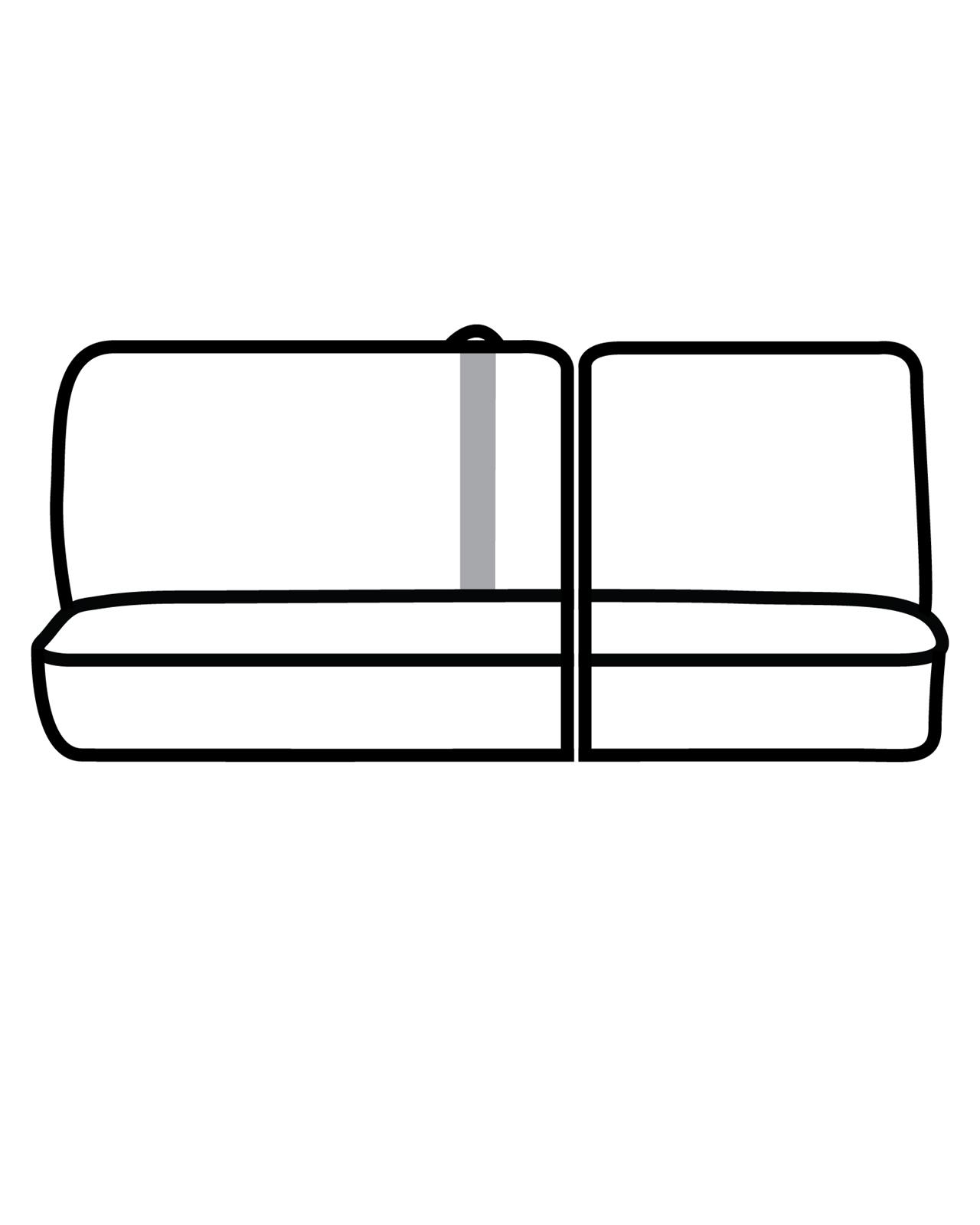 Covercraft 13-18 Jeep Wrangler Carhartt SeatSaver Custom Second Row Seat Covers - Brown thumbnail 4