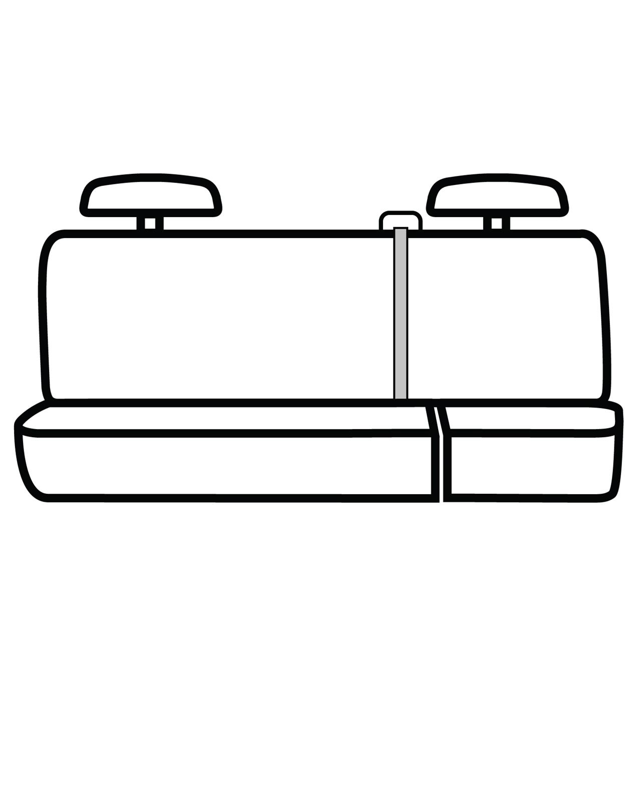 Covercraft 11-16 Ford F-250 Polycotton SeatSaver Custom Second Row Seat Covers - Tan