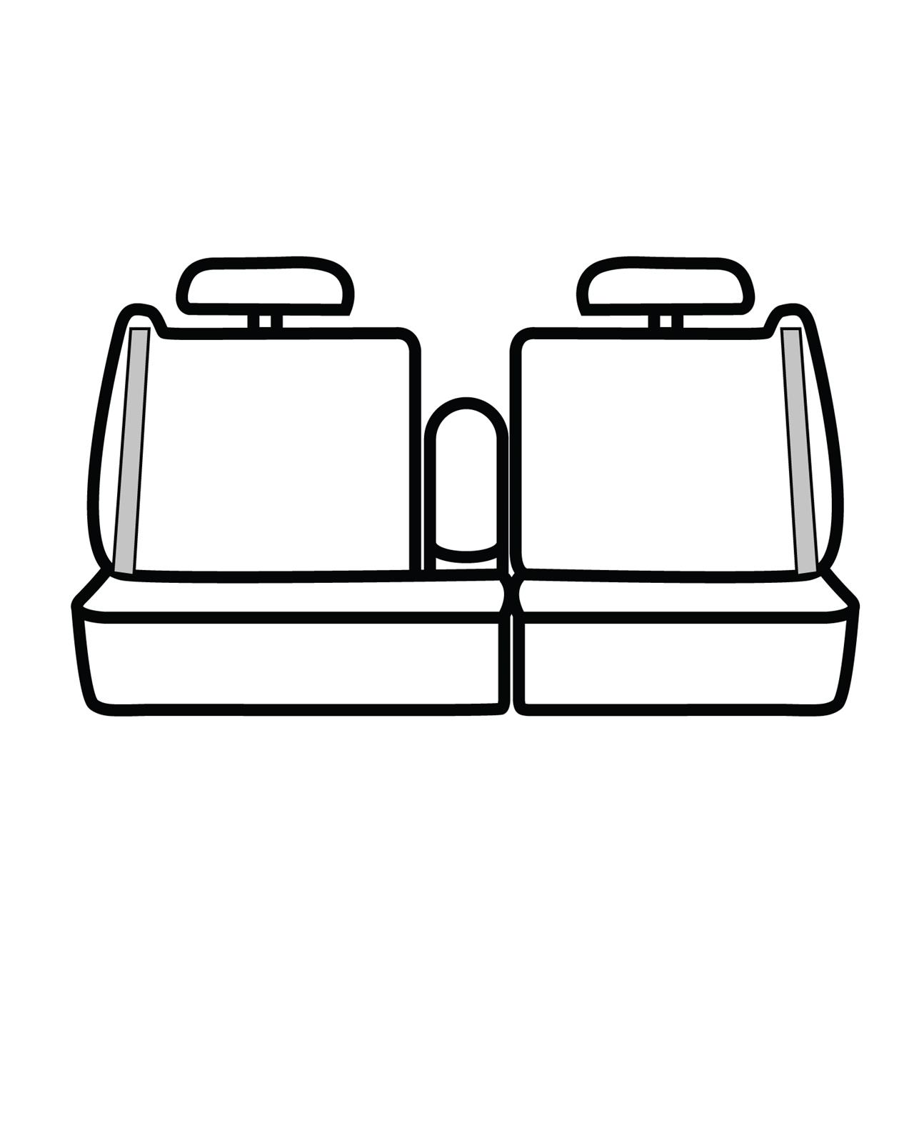 Covercraft 01-03 Ford F150 Carhartt SeatSaver Custom Front Row Seat Covers - Gravel thumbnail 4