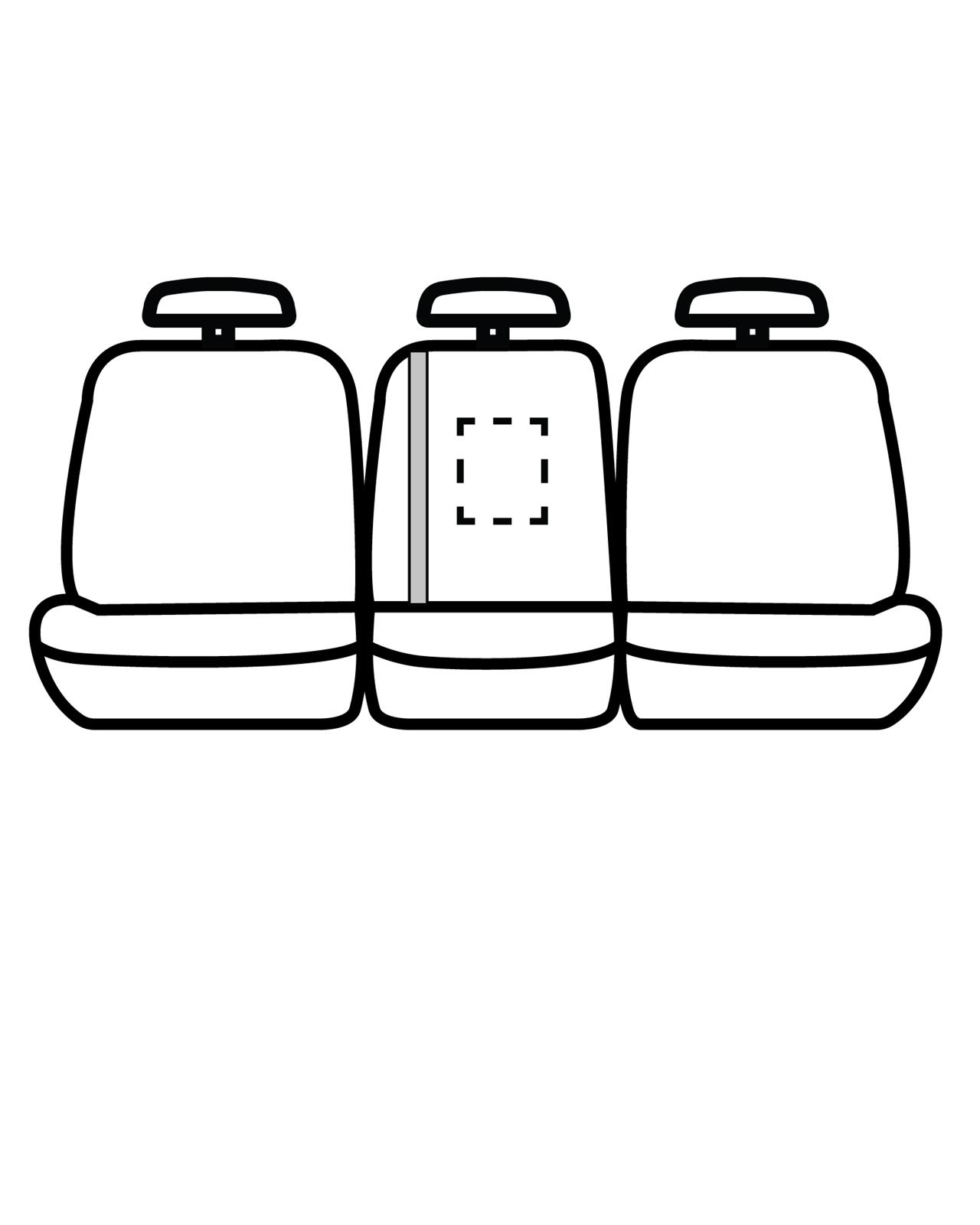 Covercraft 08-20 Toyota Sequoia-2nd Carhartt SeatSaver Custom Second Row Seat Covers - Gravel thumbnail 4
