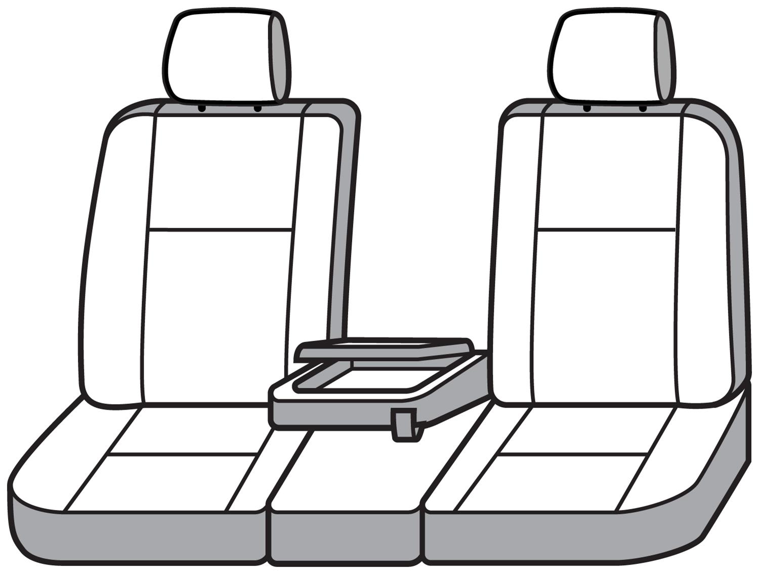 Covercraft 22-24 Chevrolet Silverado Carhartt PrecisionFit Custom Front Row Seat Covers - Blk thumbnail 2