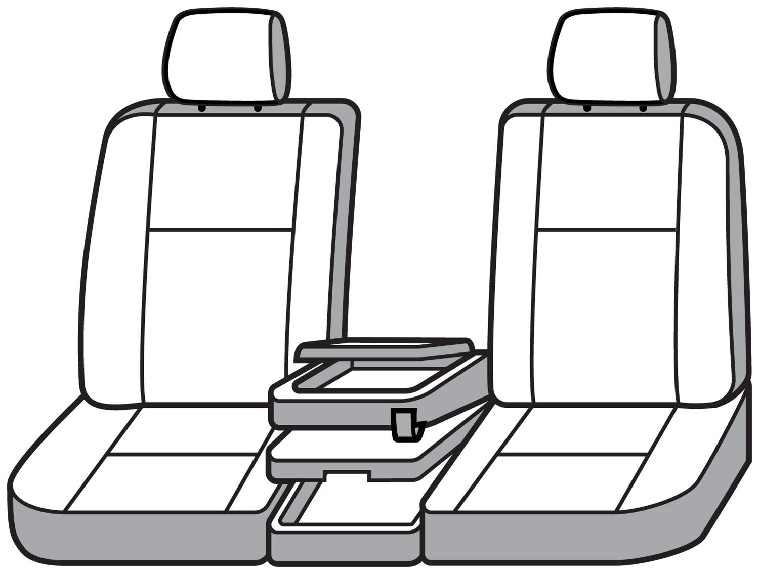 Covercraft 22-24 Chevrolet Silverado Carhartt PrecisionFit Custom Front Row Seat Covers - Gravel thumbnail 2