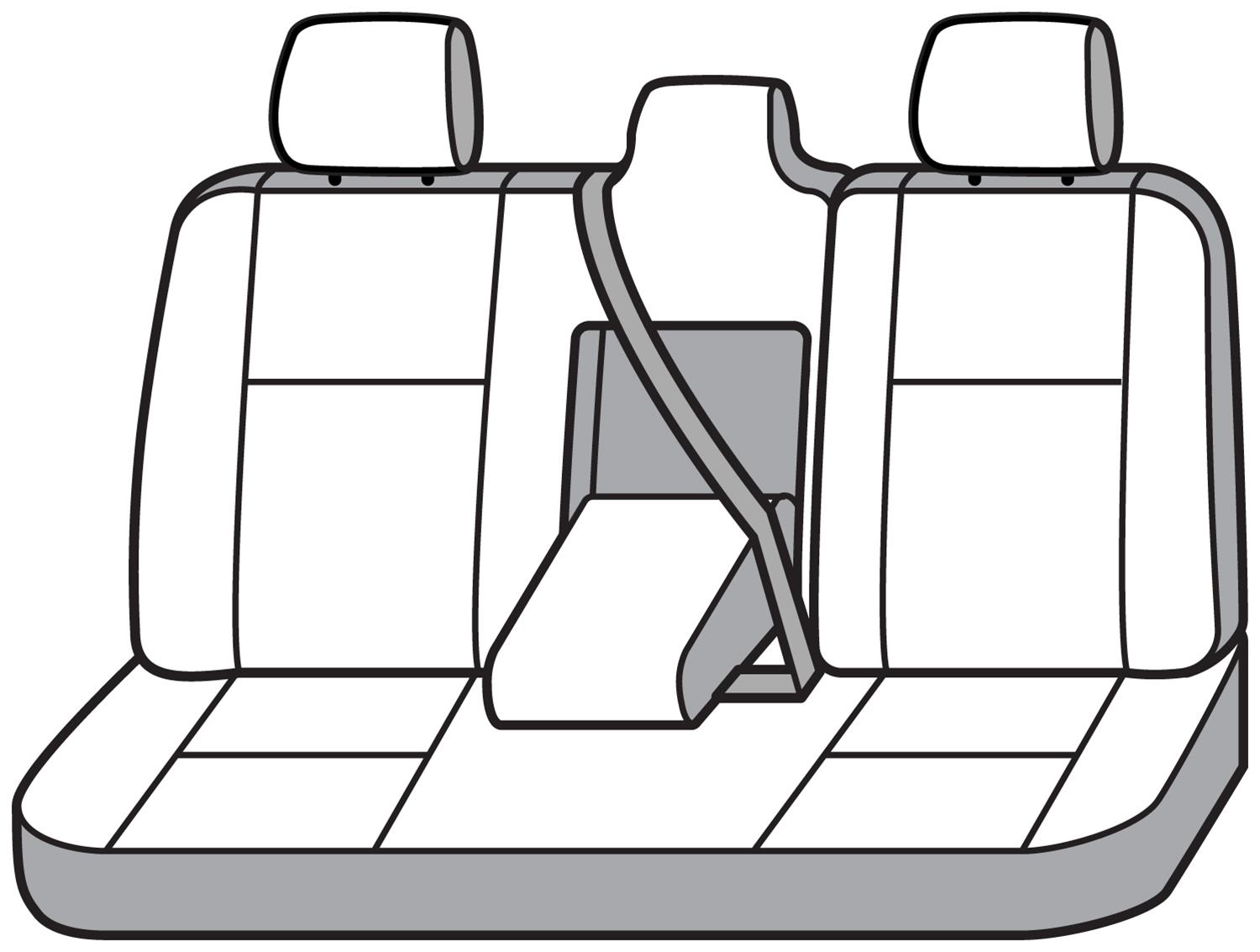 Covercraft 2024+ Toyota Corolla Cross Polycotton SeatSaver 2nd Row Seat Covers - Charcoal thumbnail 2