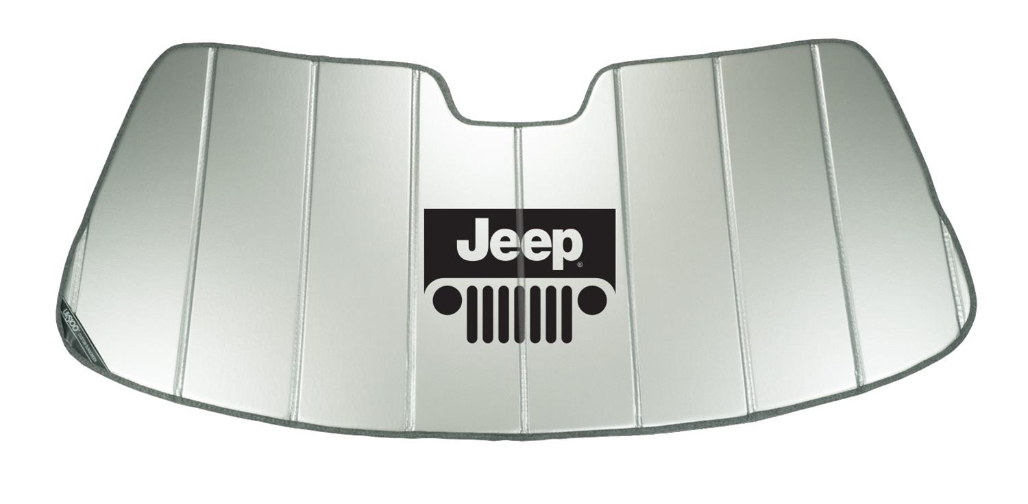 Covercraft 22-24 Jeep Grand Cherokee UVS100 Custom Sunscreen with Jeep Grill logo