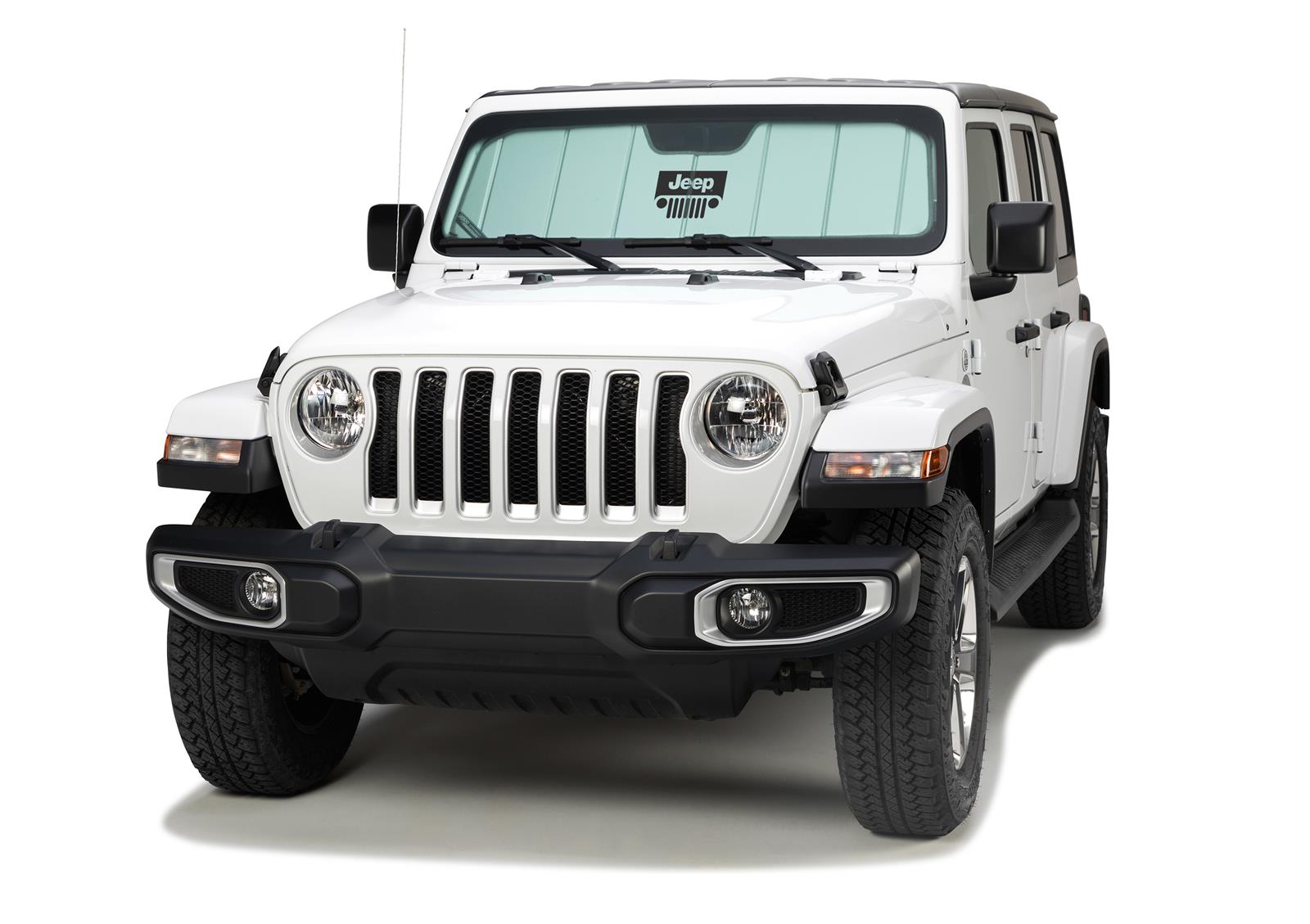 Covercraft 22-24 Jeep Grand Cherokee UVS100 Custom Sunscreen with Jeep Grill logo thumbnail 2