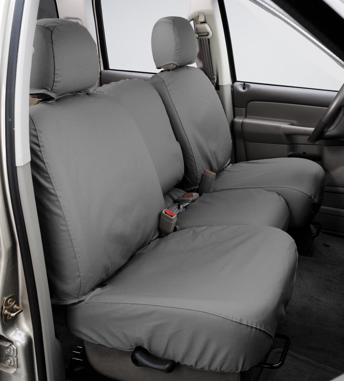 Covercraft 16-18 Toyota RAV4 Waterproof Polyester SeatSaver Custom Front Row Seat Covers - Grey thumbnail 2