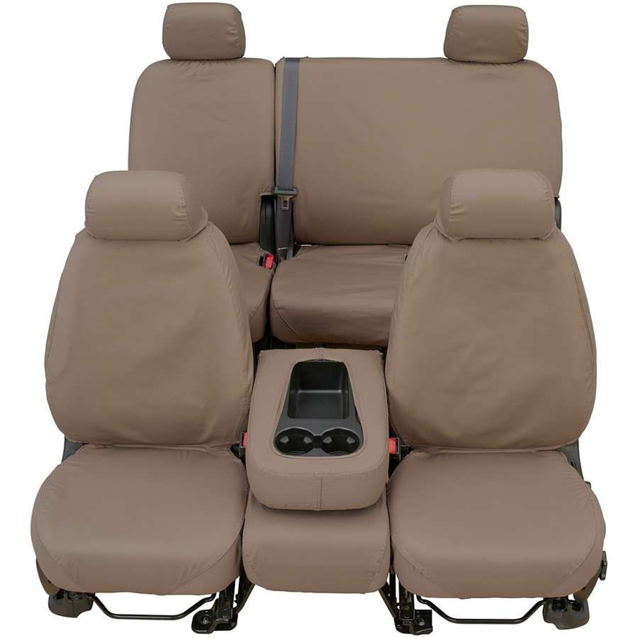 Covercraft 12-20 Nissan NV1500 Polycotton SeatSaver Custom Front Row Seat Covers - Grey thumbnail 2