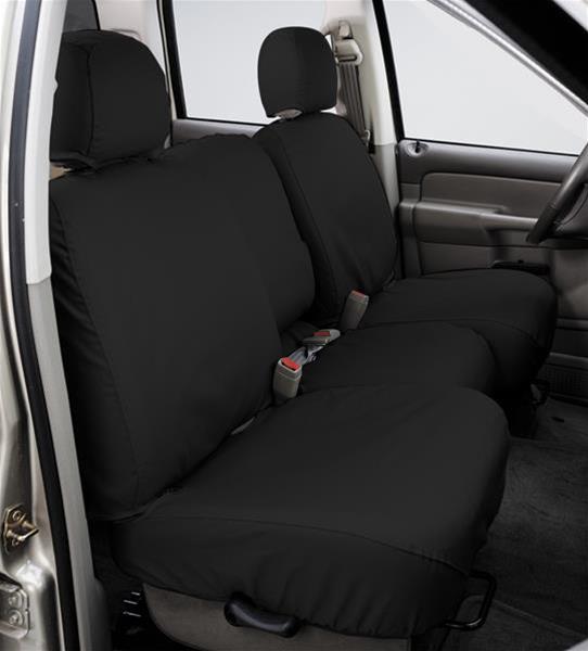 Covercraft 19-20 Ford F150 Polycotton SeatSaver Custom Front Row Seat Covers - Charcoal thumbnail 2