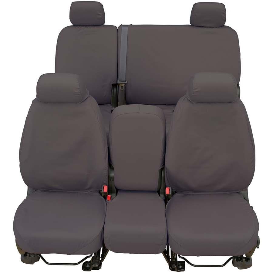 Covercraft 19-20 Ford F-150 Polycotton SeatSaver Custom Front Row Seat Covers - Charcoal thumbnail 2