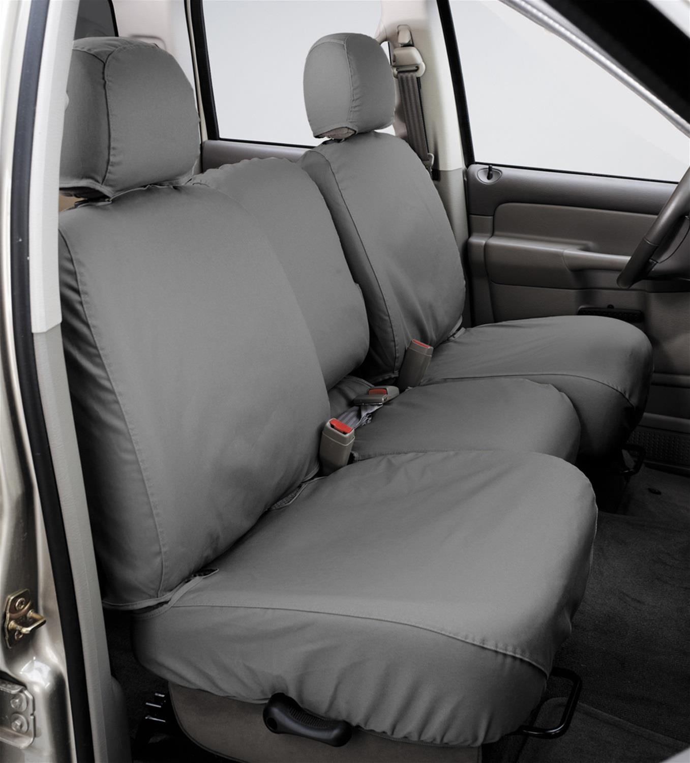 Covercraft 21-23 Toyota Venza Polycotton SeatSaver Custom Second Row Seat Covers - Grey thumbnail 2