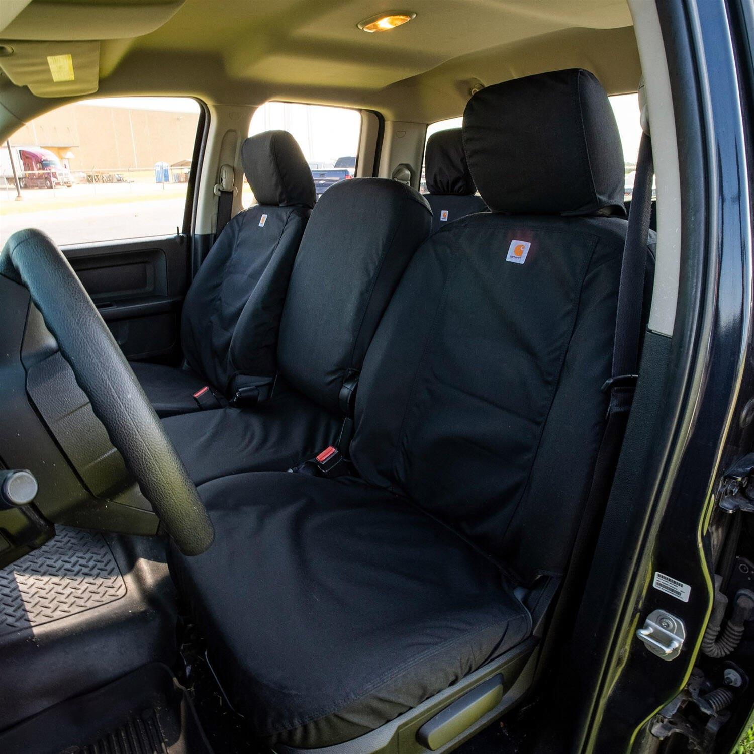 Covercraft 20-23 Subaru Forester/ Carhartt Super Dux SeatSaver Custom Front Row Seat Covers - Black