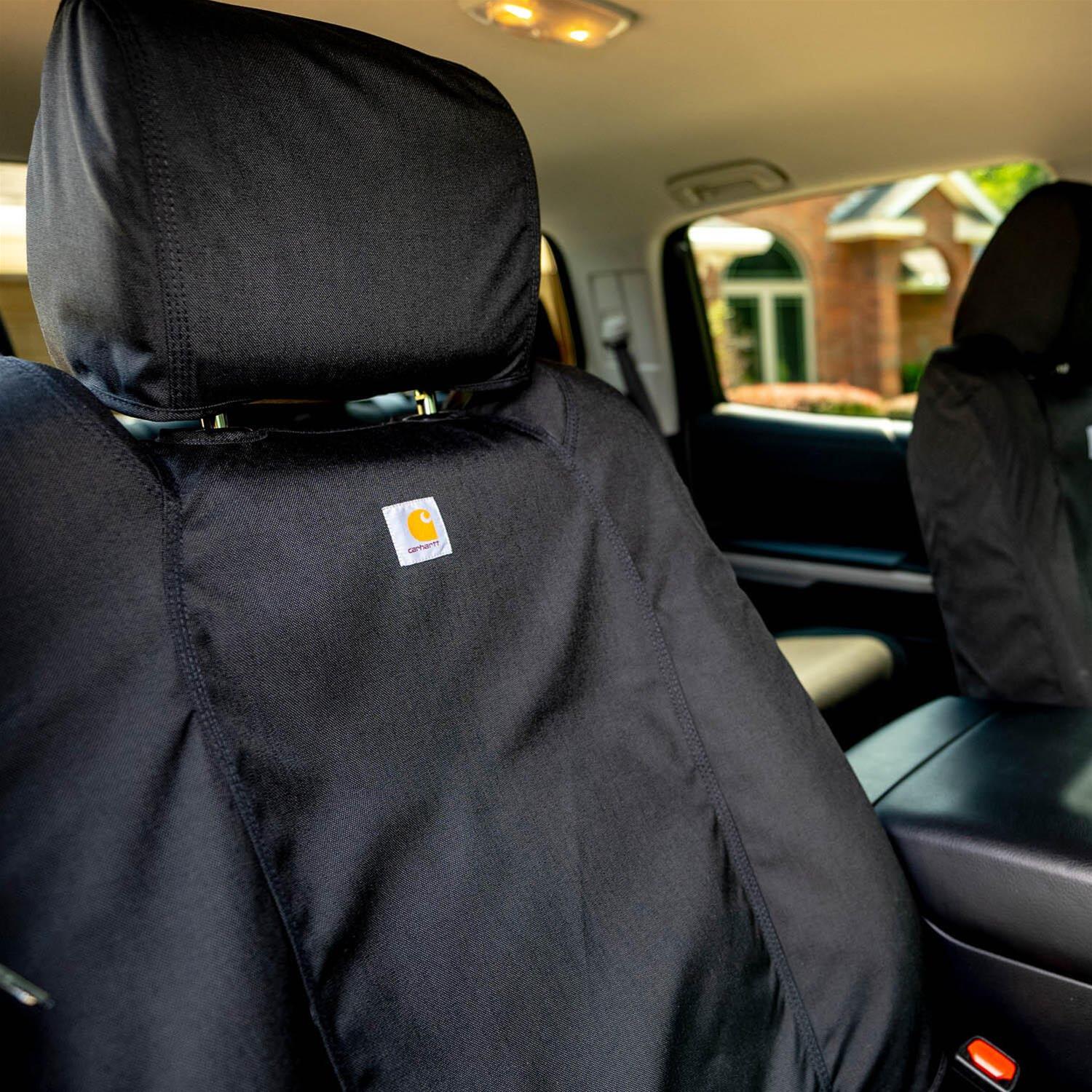Covercraft 20-23 Subaru Forester/ Carhartt Super Dux SeatSaver Custom Front Row Seat Covers - Black thumbnail 3