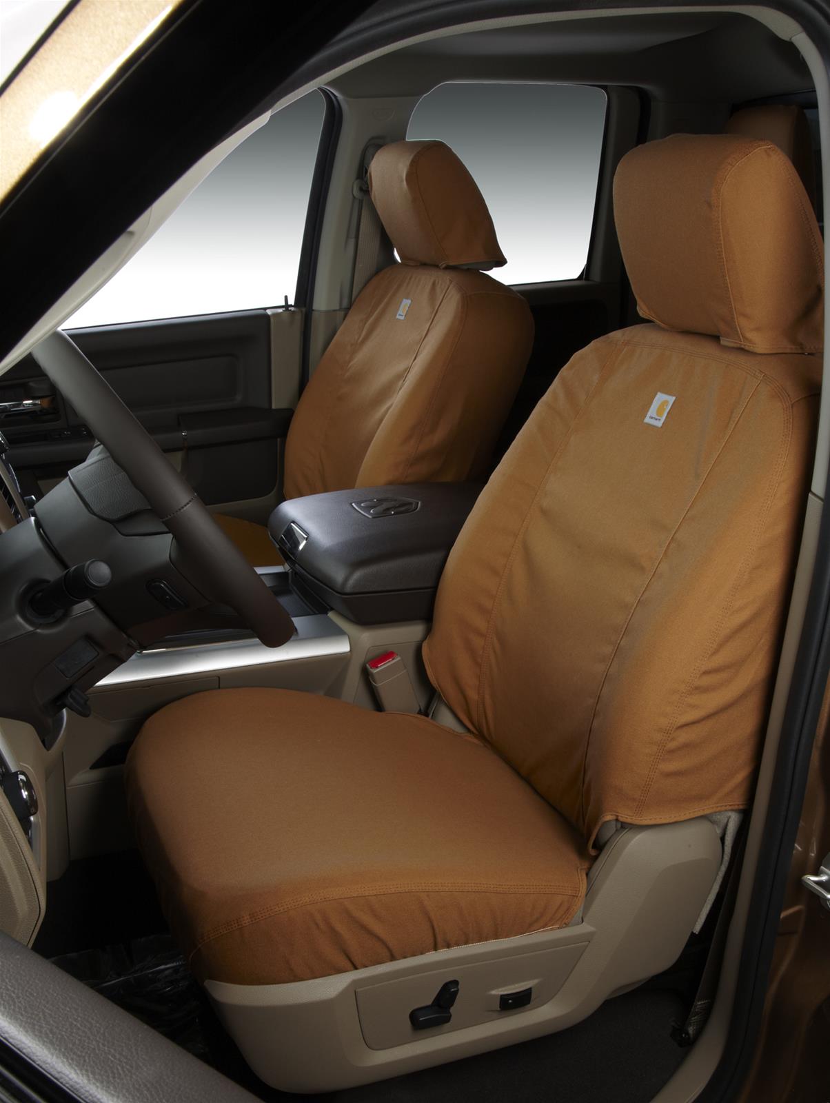 Covercraft- 21-23 Nissan Pathfinder- Carhartt SeatSaver Custom 3rd Row 60/40- Brown