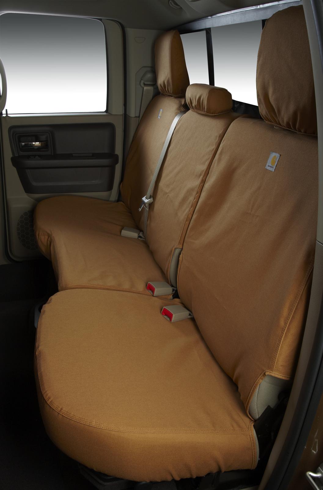 Covercraft 03-06 Jeep Wrangler Carhartt SeatSaver Custom Second Row Seat Covers - Brown thumbnail 3