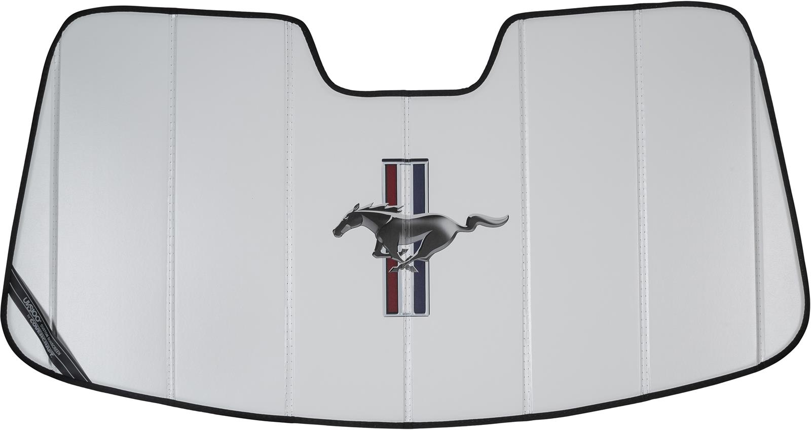 Covercraft UVS100 Premier Series Custom Sunscreen with Ford Mustang Tri-Bar logo thumbnail 2