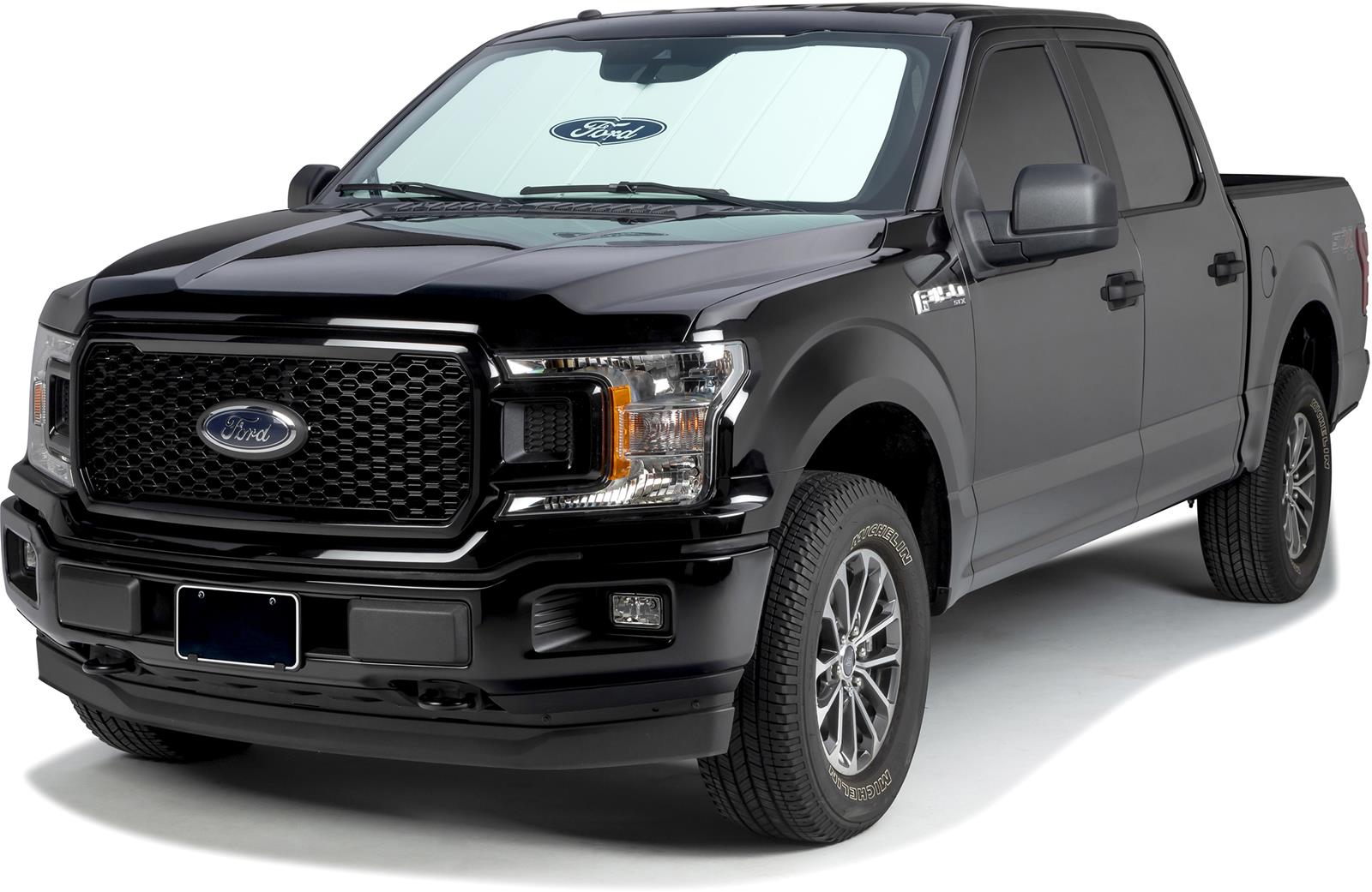 Covercraft UVS100 Premier Series Custom Sunscreen with Ford Blue Oval logo