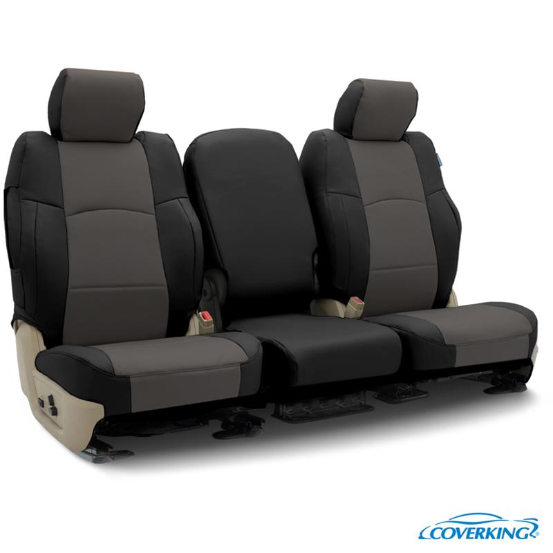 Coverking CSCQ12FD10248 Coverking Leatherette Custom Seat Covers