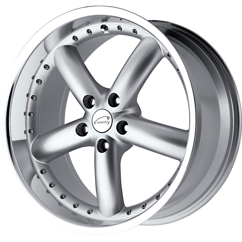 Coventry Wheels 1895COH255108S73 Coventry Wheels Gloss Silver