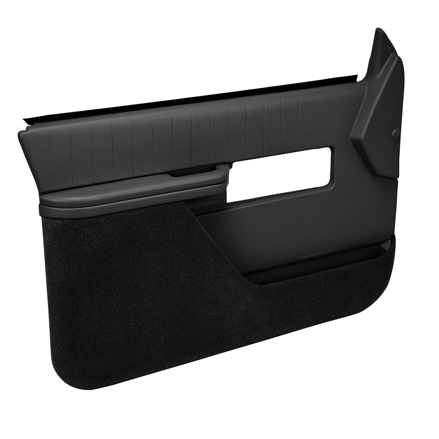 Coverlay 18-36N-BLK Black Door Panels For 1988-1994 Chevy GMC 4-Door Pickups (No Power Options)