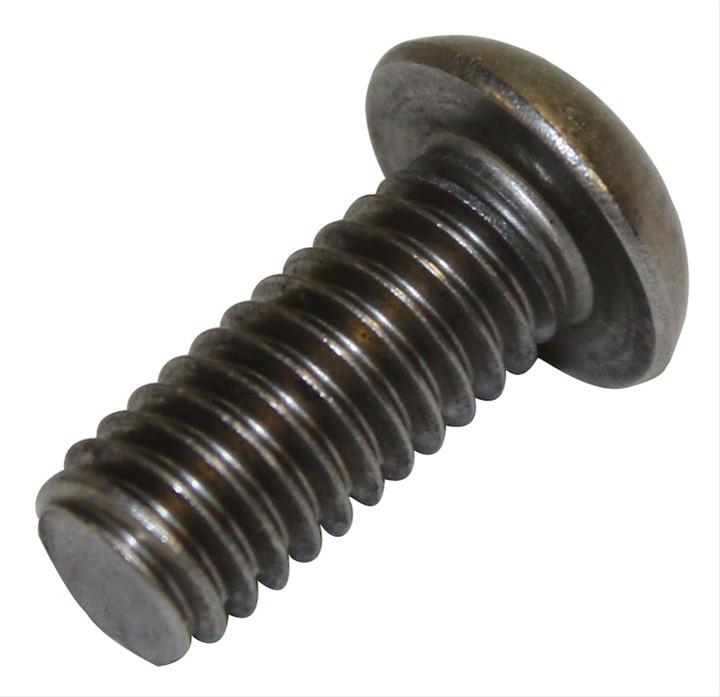 Crown Automotive Windshield Hinge Screws 4004956SS Screws, Aftermarket Hinge, Button Allen Head, Stainless Steel, Natural, Jeep, Each