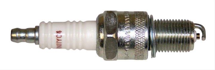 Crown Automotive Spark Plugs for 1990-1994 LEBARON, 1988 NEW YORKER, 1990 TC MASERATI - 4318131 Plug, RN11YC4, Copper Plus, 14mm Thread, .750 in. Reach, Projected Tip, Resistor, Jeep, Each