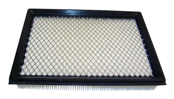 Crown Automotive Air Filter Elements 4591100AC Filter, Panel, Paper, White, Chrysler, Dodge, 2.7L, 3.2L, 3.5L, Each