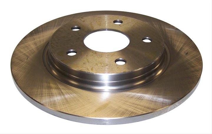Crown Automotive Brake Rotors 4721677AA Rotors, Solid Surface, Steel, Natural, Rear, Chrysler, Dodge, Each