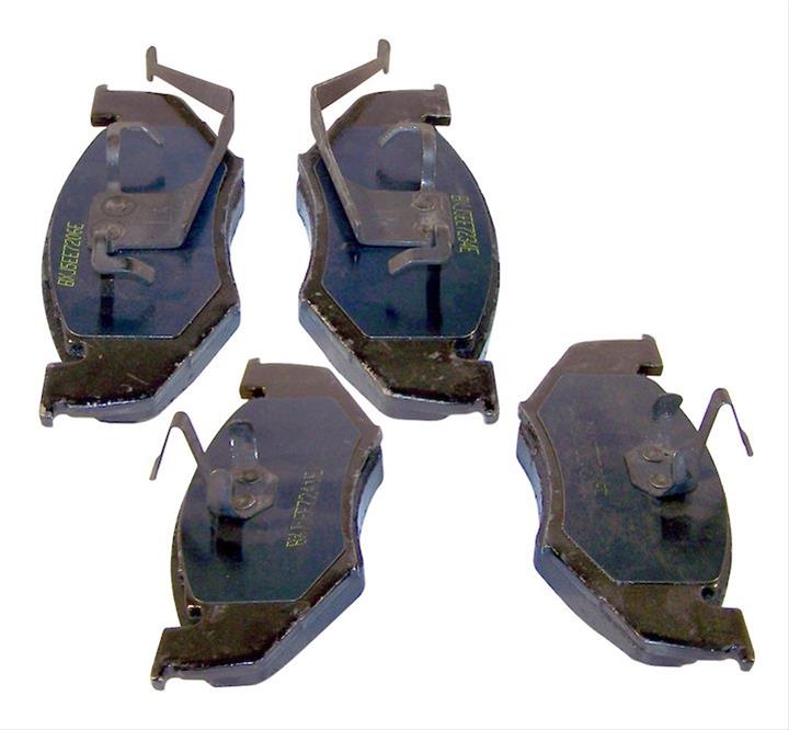 Crown Automotive Brake Pads 4728013 Pads, Semi-metallic, Front, Chrysler, Dodge, Plymouth, Set