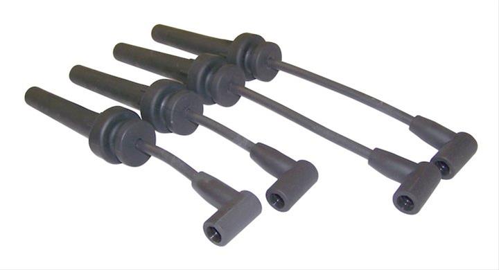 Crown Automotive Spark Plug Wire Sets 4773841 Wires, Assembled, 7.00mm, Spiral Core, Black, Chrysler, Dodge, Plymouth, 2.0L, 2.4L, Set thumbnail 2