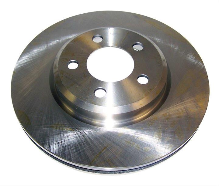 Crown Automotive Brake Rotors 4779196AE Rotors, Solid Surface, Steel, Natural, Front, Chrysler, Dodge, Each
