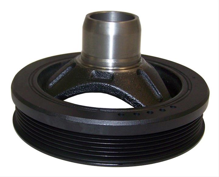 Crown Automotive Harmonic Balancers 4792815AB Balancer, Nodular Iron, Black Powdercoated, Internal Engine Balance, Chrysler, Dodge, Jeep, 5.7L