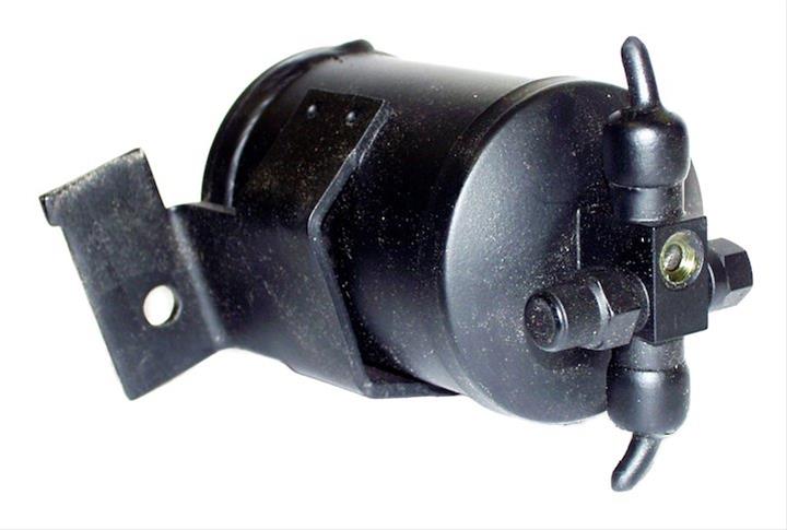 Crown Automotive Air Conditioning Driers and Accumulators for 1994-1996 CHEROKEE - 4797002 Receiver Drier, Round, Vertical Mounting Style, Steel, Black, Jeep, Each