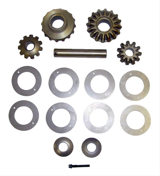 Crown Automotive Spider Gear Kits 4798912 Gears, Side Gears, Cross Shaft Pin, 31 Spline, Open, Rear, Chrysler 9.25 in., Chrysler, Dodge, Kit