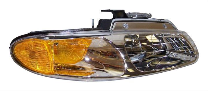 Crown Automotive Headlight Assemblies 4857040AB Assembly, Passenger Side, OEM Style, Amber/Clear Lens, Chrysler, Dodge, Plymouth, Each